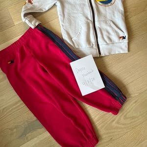 Girls sz 4 aviator nation sweatpants in EUC. Sweatshirt not included.